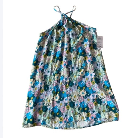 SO Dresses & Skirts - 3/$24 SO dress Halter neck swing mini dress floral print dress boho S jr
